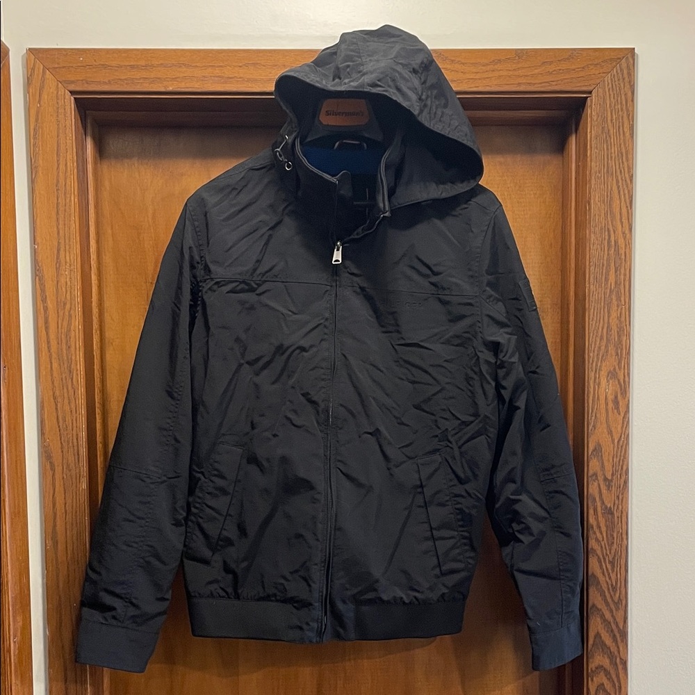 Tommy Hilfiger Black Kids Windbreaker Jacket